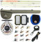 MAXIMUMCATCH Ultra-lite Fliegenrute Bach Panfish/Forelle Fischen in 6’/6’6’’/7’/7’6’’, 1/2/3 wt (Ultra-lite Rute Combo, 7'6'' 3wt 4 Teile)