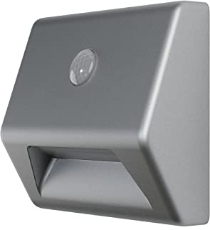 LEDVANCE LED Batteriebetriebene Leuchte, Leuchte für Innenanwendungen, Bewegungssensor, Tag-Nacht-Sensor, Kaltweiß, 28,0 mm x 84,0 mm x 73,0 mm, NIGHTLUX Stair