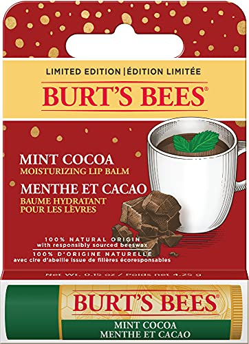Burt's Bees® 100% Natural Origin Moisturising Lip Balm, Mint Cocoa