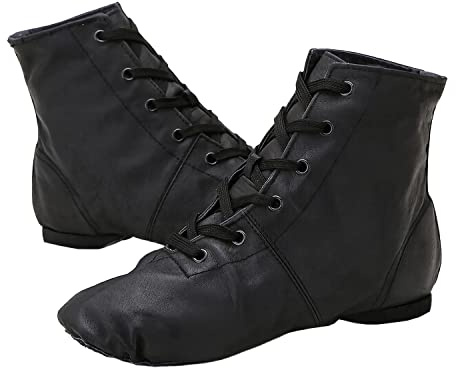 Zapatos de Ballet Zapatillas Danza PU Cuero Comodos Adultos Zapatillas Baile Moderno Salon Jazz Gimnasia para Mujer
