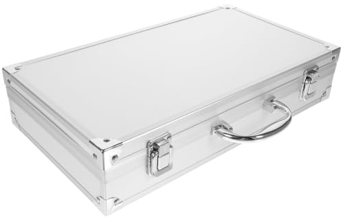 ERINGOGO Aluminum Alloy Tool Box with Capacity Portable Medicine Storage Case Aid and Tools Container Carrying Suitcase for Home School Garage Hospital