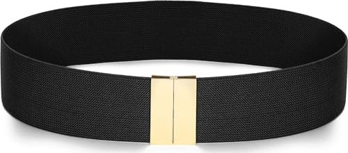 MESU Stretchy Belts for Women Elastic Wide Waist Belt for Dresses