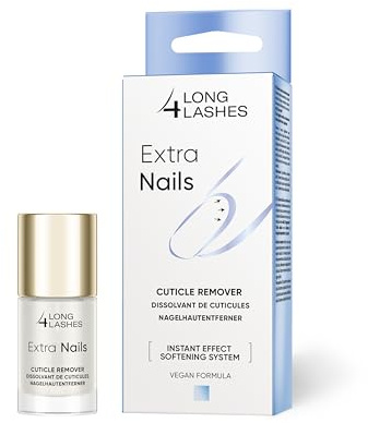 Long4Lashes Extra naglar nagelbandsborttagare 10 ml | Cuticle Remover med expresseffekt | mjuk nagelband och välvårdade naglar | Manikyr hemma