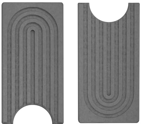 Volminex Absorbent Faucet Mat, Drying Mat for Kitchen Sink,Grey 23.6x3.9