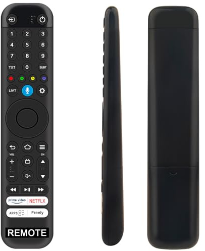 VINABTY Replacement Voice Remote Control Fit For TCL 55PF650K 43PF650K 50PF650K 65PF650K 85T6C-UK 55PF650 65PF650 43T6C 50PF650 43SF560-UK 50T6C-UK 43V6C-UK 50C655 4K Ultra HD, HDR TV