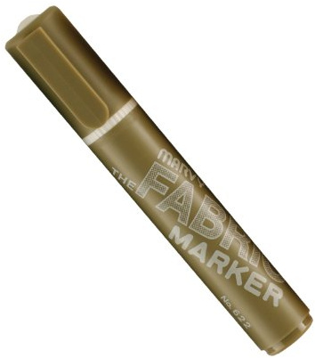 UCHIDA Marvy Broad Point Fabric Marker Art Supplies, Khaki, 1 Count (Pack of 1)