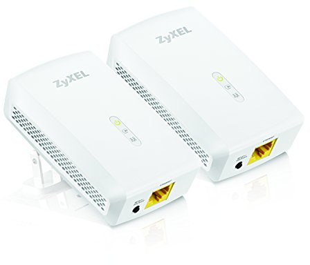 ZyXEL 1000 Mbps Powerline AV2 Gigabit Adapter, Starter Kit - 2 Units (PLA5206KIT)