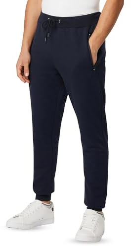 FM London Slim - Pantalon de jogging coupe ajustée pour hommes à poches zippées
