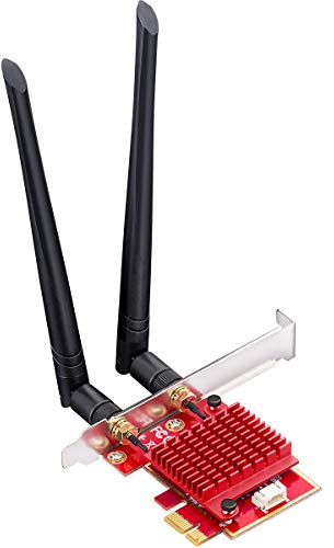 Cudy AX5400 Tri-Band Wi-Fi 6 WLAN- / Bluetooth®-Adapter PCIe 5400MBit/s