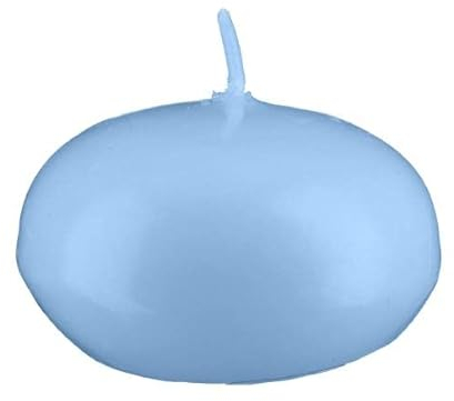 Kopschitz Schwimmkerzen Hellblau, 8 Stück, Ø 42 mm, Unparfümiert