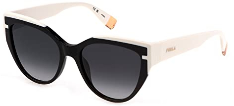 FURLA Damen Sfu694 Sonnenbrille, schwarz (Shiny Black), 70