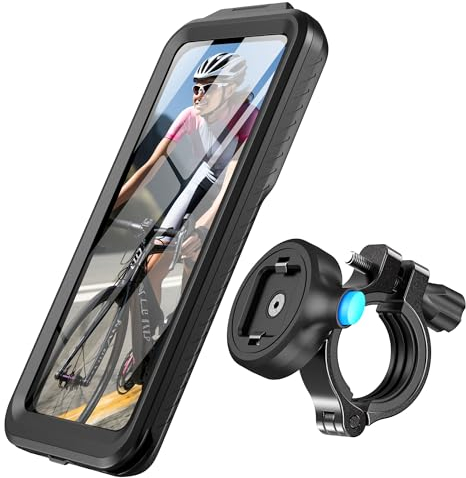 SPORTLINK Handyhalterung Fahrrad - Universal Aluminium Handyhalter wasserdichte 【360°Verstellbare/200 km/h Stoßfest】 Fahrradhalterung Bike Lenker Halter für iPhone Samsung 6-6,8 Smartphone