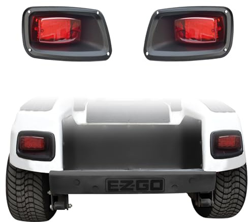 Orle Oko Golf Cart TXT LED Tail Light Kit Compatible with EZGO TXT Led Light 1996-2013 Gas and Electric Rear Replace 12V Light Kit Assembly For EZGO TXT Gas and Electric