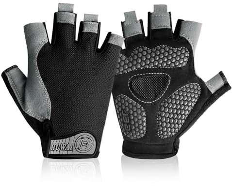 TOKIISHE Trainingshandschuhe Herren Damen, Fitness Handschuhe, Vollhandpolsterung Gym Handschuhe für Krafttraining, Gewichtheben, Crossfit, Gym Body Training, Radfahren - M