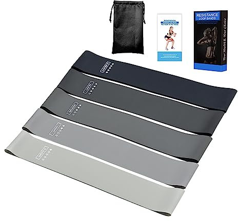 5 Stücke Unisex Booty Hip Loop Widerstände Band Gürtel Workout Übung Beine Oberschenkel Gesäß Squat Sport Gym Ausrüstung