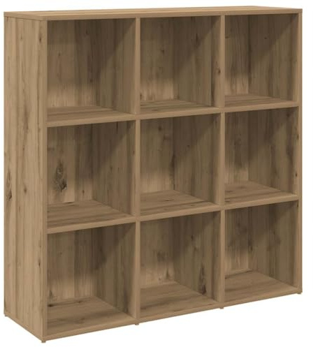 vidaXL Bokhylla artisan ek 98x29x97,5 cm