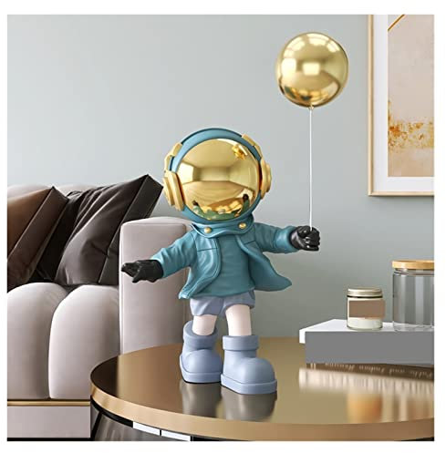 ZCCZJS Home Ornaments Astronaut Ornament Living Room TV Cabinet Foyer Wine Cooler Home Accessories Office Desktop Decoration Art Decorations(B)