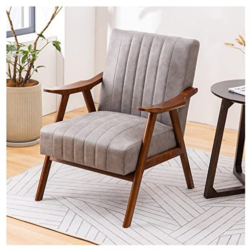 Chaise à bascule confortable pour chambre d'enfant et bureau Chaise rembourrée avec cadre en bois et coussin en tissu technique Chaise d'appoint confortable pour chambre à coucher et détente