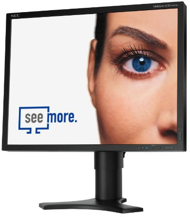 NEC Displays MultiSync LCD2190UXp 21 inch TFT LCD monitor (1000:1, 300 cd/m, 1600 x 1200, 8ms, DVI-D (Black))