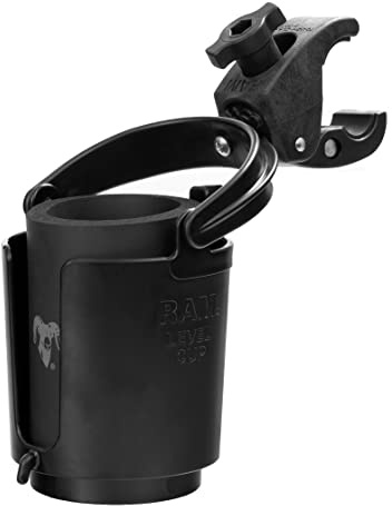 RAM MOUNTS Tough-Claw Cup Holder with B Size 1 Ball, Self-Leveling