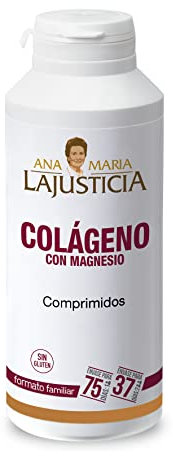 Ana Maria Lajusticia - Colágeno con magnesio – 450 comprimidos articulaciones fuertes y piel tersa. Regenerador de tejidos hidrolizado tipos 1 y 2.