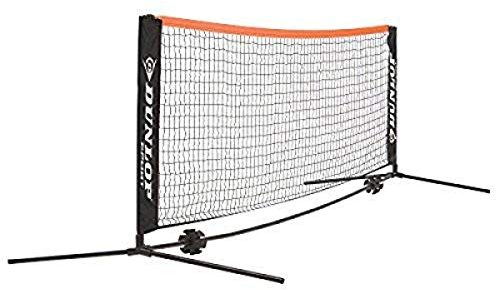 Dunlop Sports Mini Tennis/Badminton Portable Net Dunlop Badmintonnetz & Tennisnetz, Grün, One Size