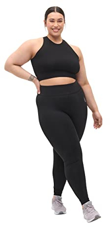 Zizzi Active by Damen Große Größen Jogginghosen Gekürzt Größe Gr M Black