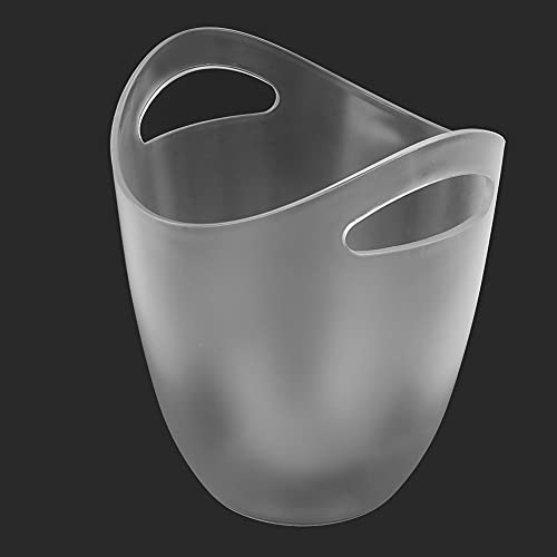 Secchiello per il ghiaccio, contenitore per ghiaccio in acrilico, Secchio per il ghiaccio di champagne con manico bar, forniture KTV per home bar