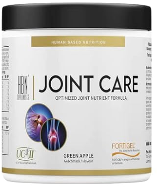 HBN - Joint Care - 390g Geschmack: Green Apple I Pulver I 30 Portionen I Gelenk Unterstützung I Gelenknährstoffe I Kollagen I FORTIGEL® I MSM I UC-II® I Vitamin C