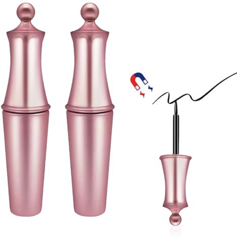 Magnetischer Eyeliner,Magnet Eyeliner,Magnetische Flüssiger Eyeliner,Magnetischer Eyeliner für Magnetische Wimpern,Magnetischer Wasserdichter Eyeliner,Schwarzer Eyeliner,Schnell Trocknender,Stil 2