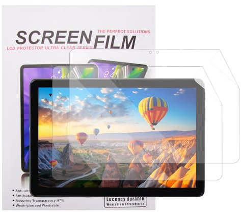 2 Pack Screen Protector for 10/10 Kids Tablet 2023 Soft Film Screen Protector with 2.5D 6H Anti Scratch Anti-reflective Transparent Clear Bubble Free Anti-Fingerprint Ultra Clear Protective Film