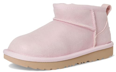 UGG Girl's T Classic Ultra Mini Dazzle Fashion Boot, Ribbon Candy, 6 Toddler