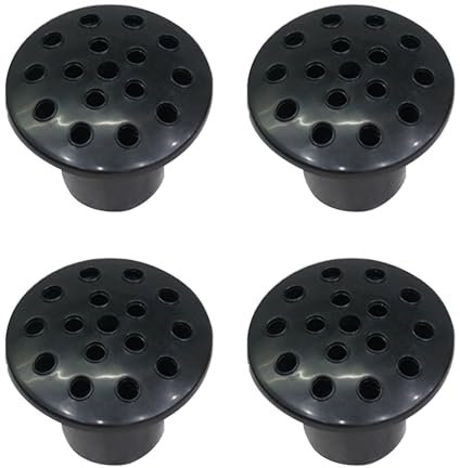 XuQiZZpp Lot de 2/4 supports pour vase funéraire avec couvercle pour fleurs funéraires