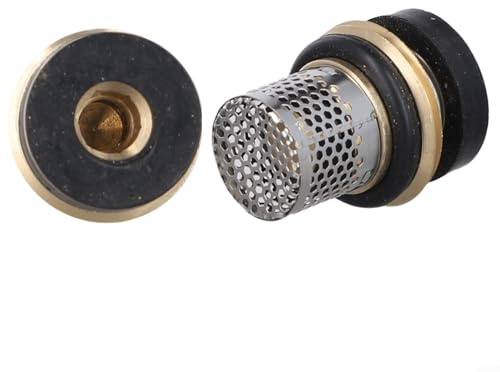 Lot de 2 joints d'étanchéité, valve d'arrêt d'eau avec noyau en laiton, joint d'étanchéité en silicone sans téflon pour robinet de valve d'angle à 4 points