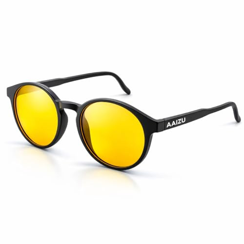 AAIZU- Gafas Filtro Luz Azul Amarillas para Ordenador y Pantallas- Gafas Bloqueo Luz Azul para Hombre y Mujer-Reduce Fatiga Visual y Mejora el Rendimiento