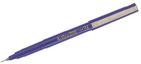 Artline 200 Fineliner Pen Fine Blue (Pack of 12) A2003