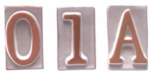 Numero civico in terracotta Telcom Vasarte 3