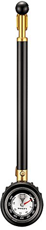 Lezyne Shock Drive Dämpferpumpe, Black/Gold, 258 mm