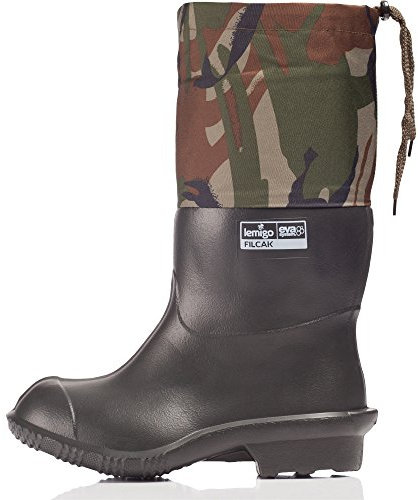 LEMIGO Gefütterte Herren Filzstiefel LMG-802 (Schwarz, 46)