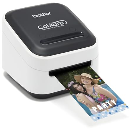 Brother ColAura Color Photo and Label Printer,White