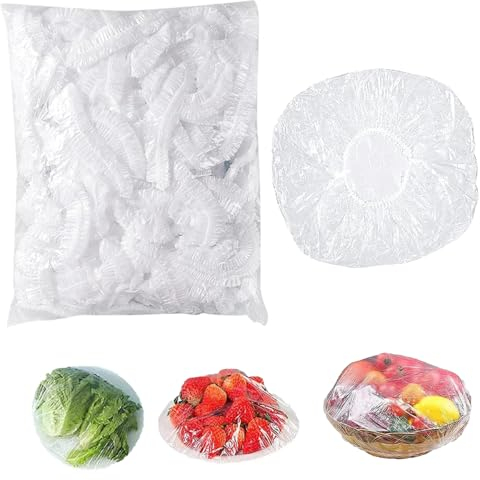 Charlotte Alimentaire Reutilisable, 100 Pièces Sacs de Conservation Frais, Film Alimentaire Fresh Keeping Bags Reutilisable