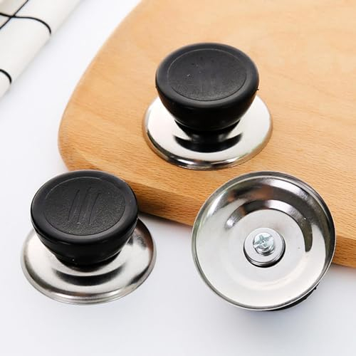 Bouton de couvercle de pot | Boutons de couvercle de couvercle de casserole de remplacement universels | Poignées de maintien du couvercle de poêle résistantes à la chaleur