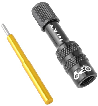 HOUSON Adaptador de válvula de horquilla delantera para bicicleta, adaptador de válvula delantera, horquilla inflable para suspensión