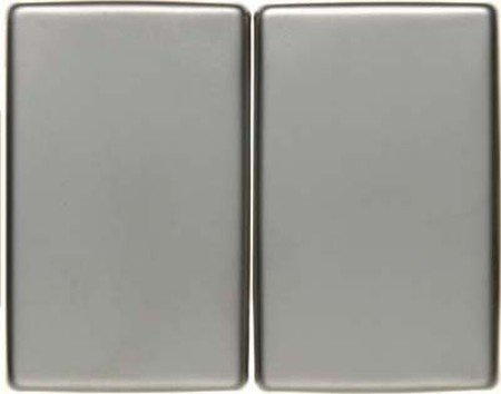 Hager Arsys – Taste Doppel Metall Edelstahl