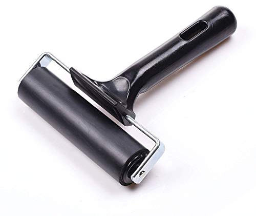 4-Inch Rubber Brayer Roller for Printmaking, Great for Gluing Application Also. (Original Version)