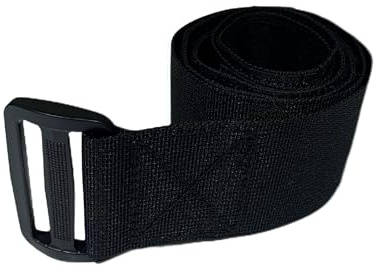 Fältbälte taktiskt militärt kardborrband bekväm armé paintball jakt (svart, Large)