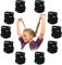 cobee 300pcs Elastic Hair Ties Bulk, Small Mini Girls Hair Bands No Damage Ponytail Holders Hair Scrunchies Hair Accessories for Women Curly Thick Thin Hair(Black)