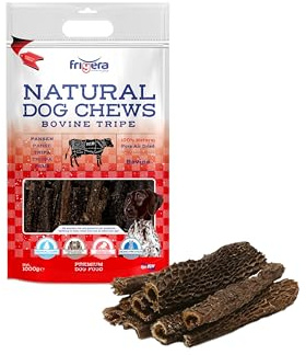 Frigera Panse 1000g – Bœuf, Friandises Naturelles et Riches en protéines pour Chiens, sans Gluten ni céréales, Snacks de qualité sans additifs