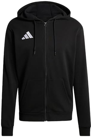 adidas herr Entrada26 Full Zip Hoodie Sweatshirt, black/white, XXL Tall