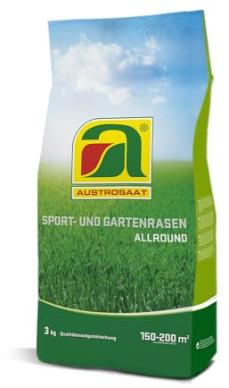 Austrosaat 914358 Sport- und Gartenrasen Allround (3 kg) (Sportrasen)